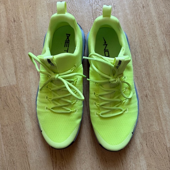 Men’s Nike Free Metcon 6 Light Lemon Twist/ Cement Gray Size 10.5 - Picture 3 of 8